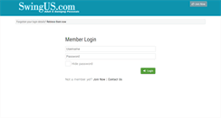 Desktop Screenshot of portal.swingus.com